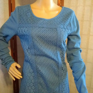 Lucky Brand Blue Blouse (Large)